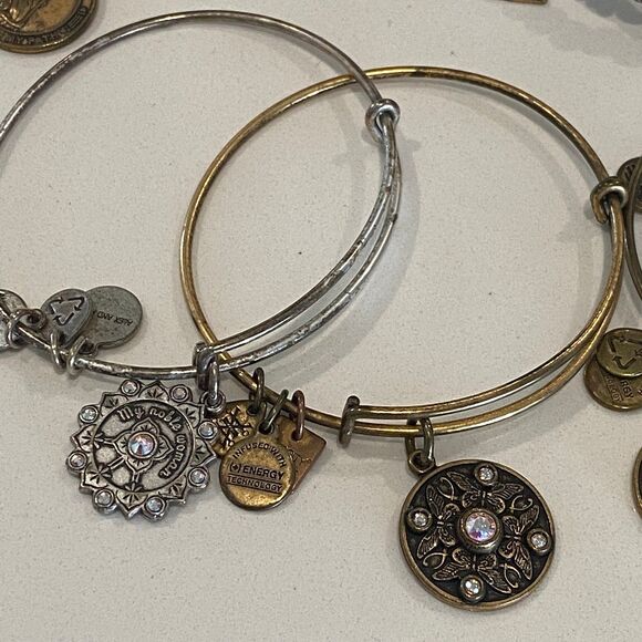 Alex and Ani Bracelet Bangles Lot of 6 Total - Picture 3 of 5